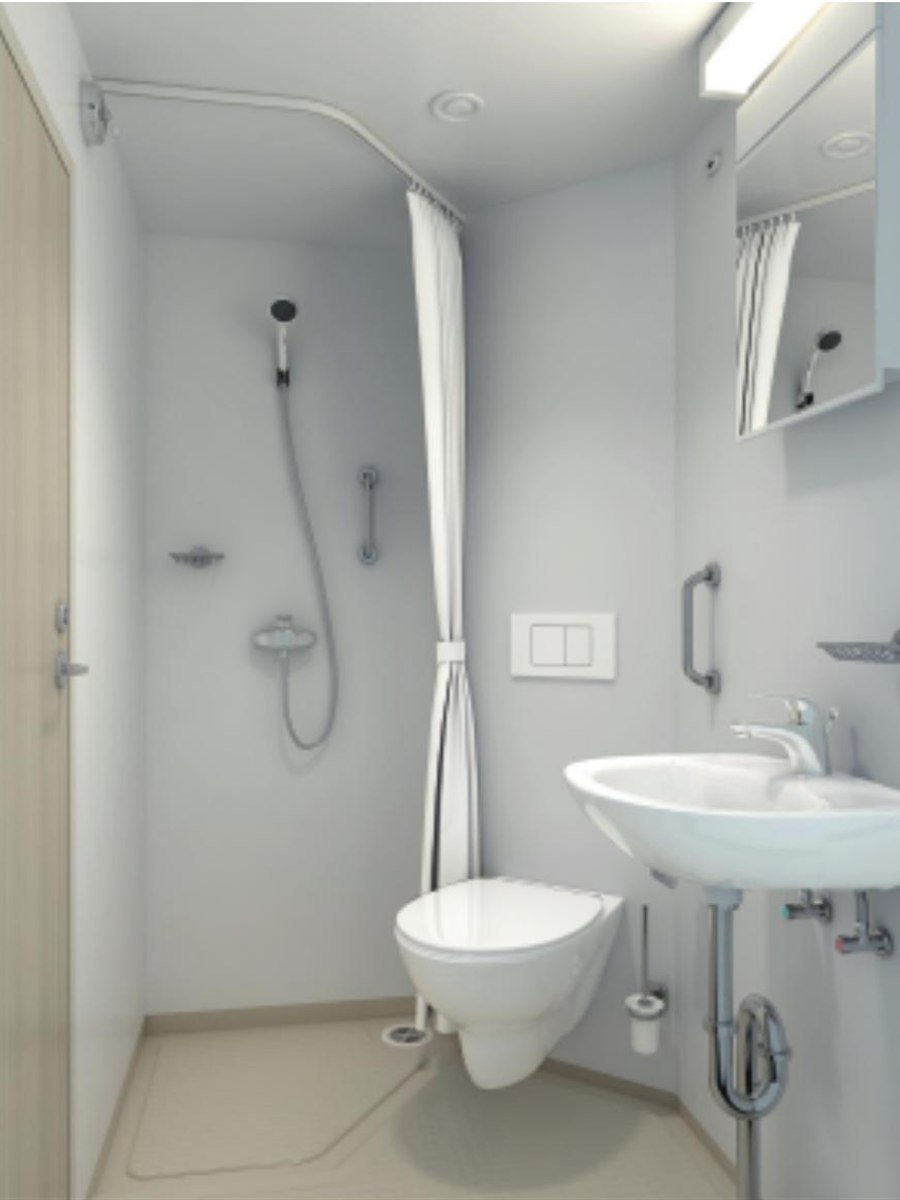 Standard bathroom unit