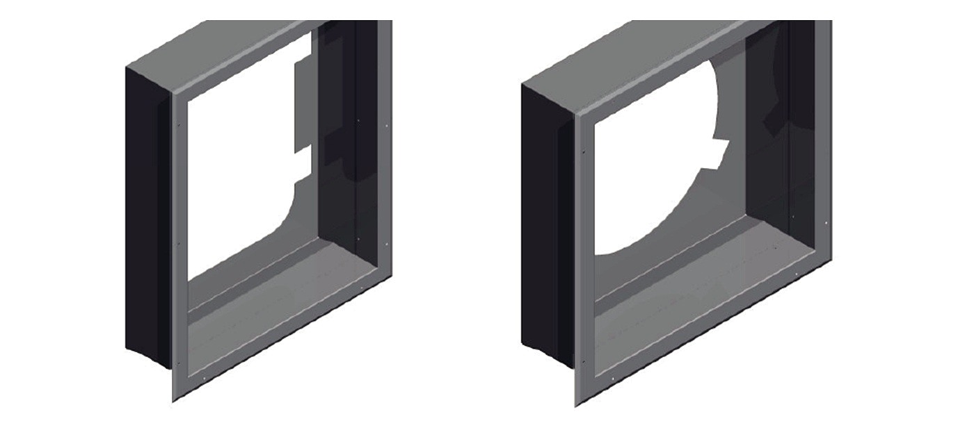 Telescopic boxes for windows and side scuttles