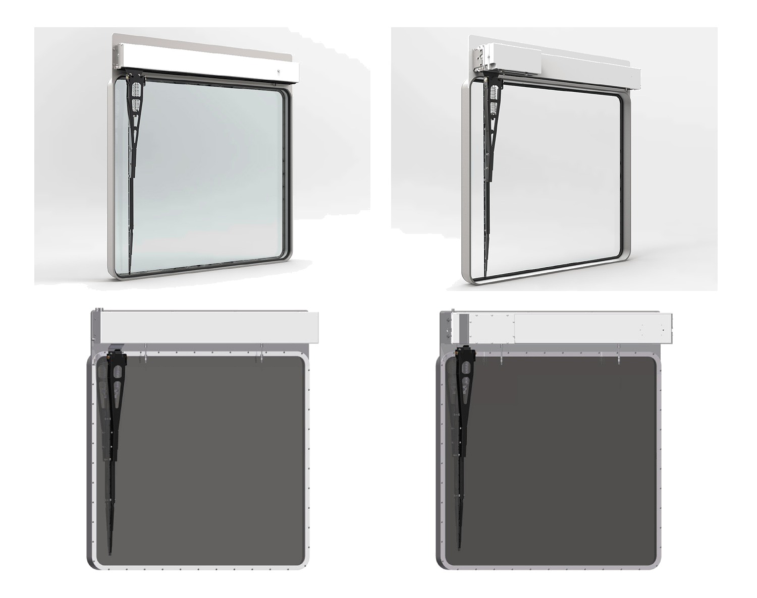 WAL.I.2100, WAL.E.2100, WL.10.A.01 and WL.10.B.01 horizontal wipers on windows