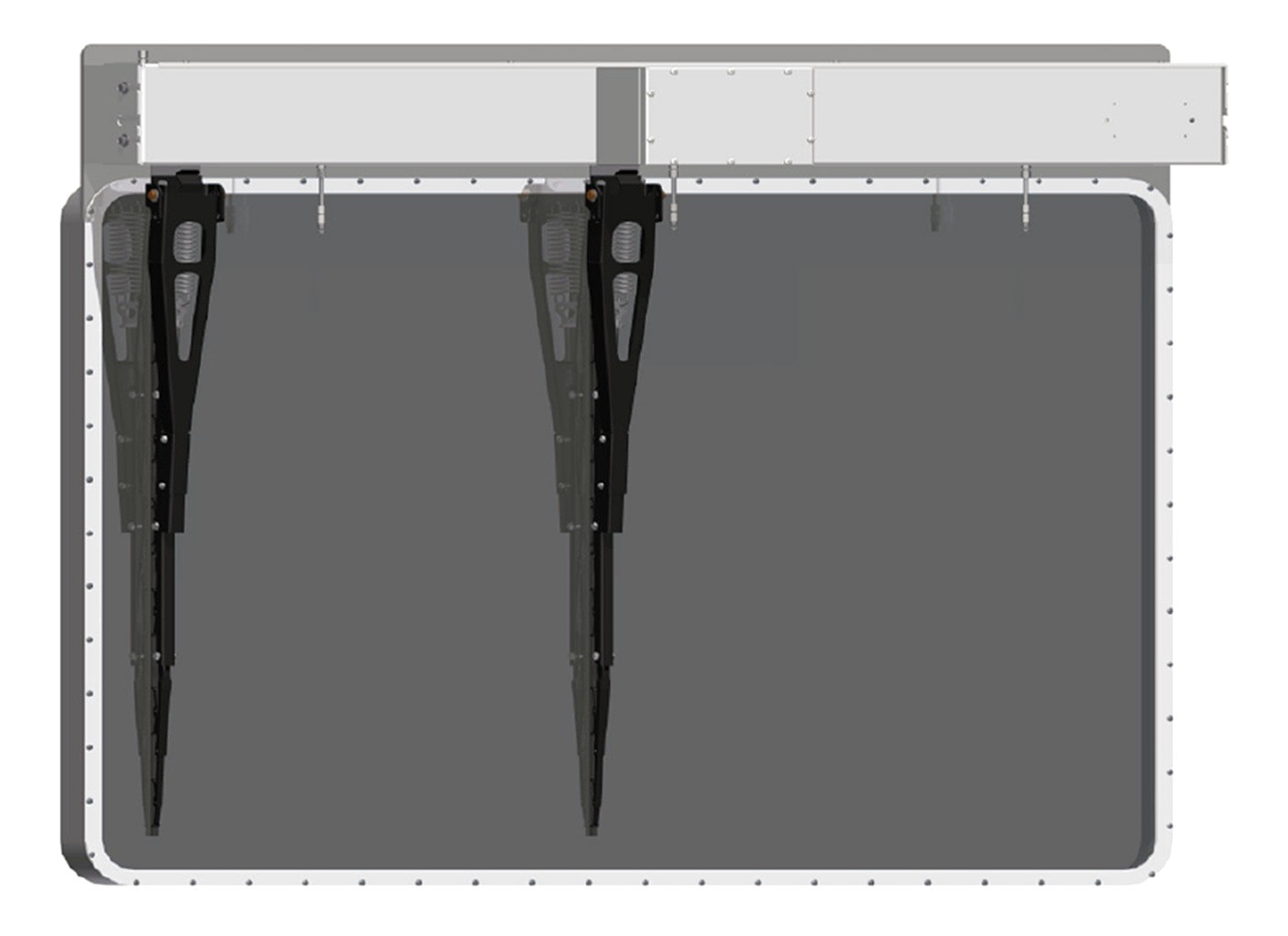 WL.10.A/B.02 twin horizontal wiper on a large window
