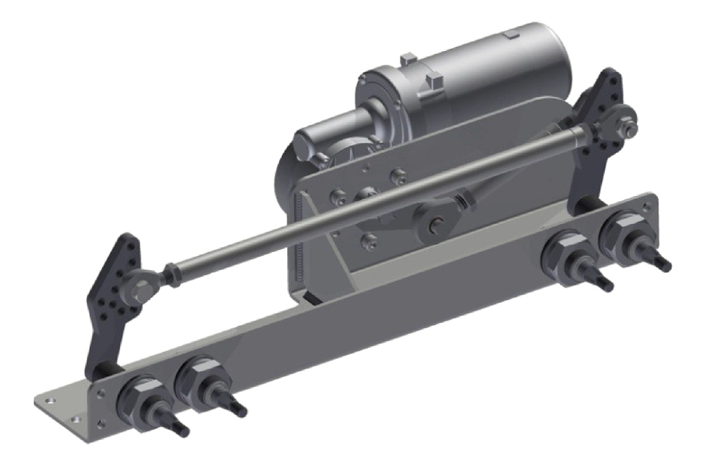 W60.16-A.02 twin pantograph mechanism on a single bar